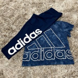 Adidas Set Leggings and Shirt